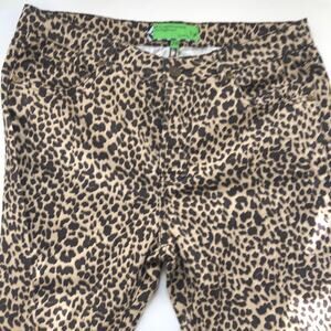 NWT SR vs Sandrine Rose Leopard Print Pants Sz 28